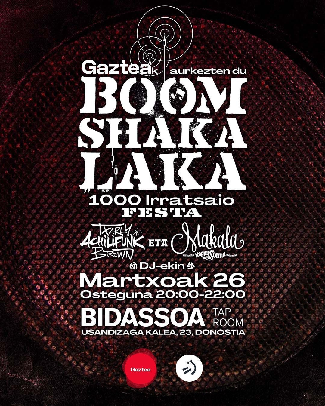 Boom Shaka Lakaren festa