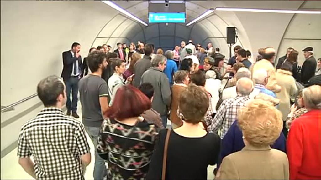 Vídeo: Inauguran la línea 3 de Metro Bilbao (Matiko-Etxebarri)