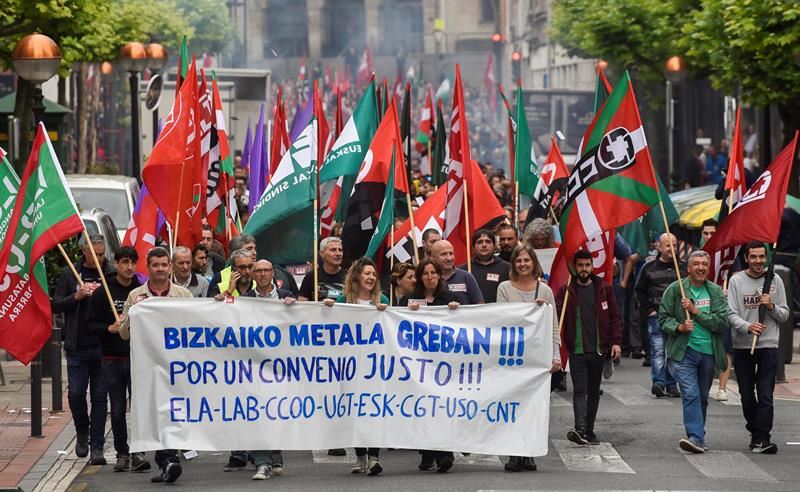 Huelga en el metal de Bizkaia los días 23 y 30 de junio y 1 de julio ...
