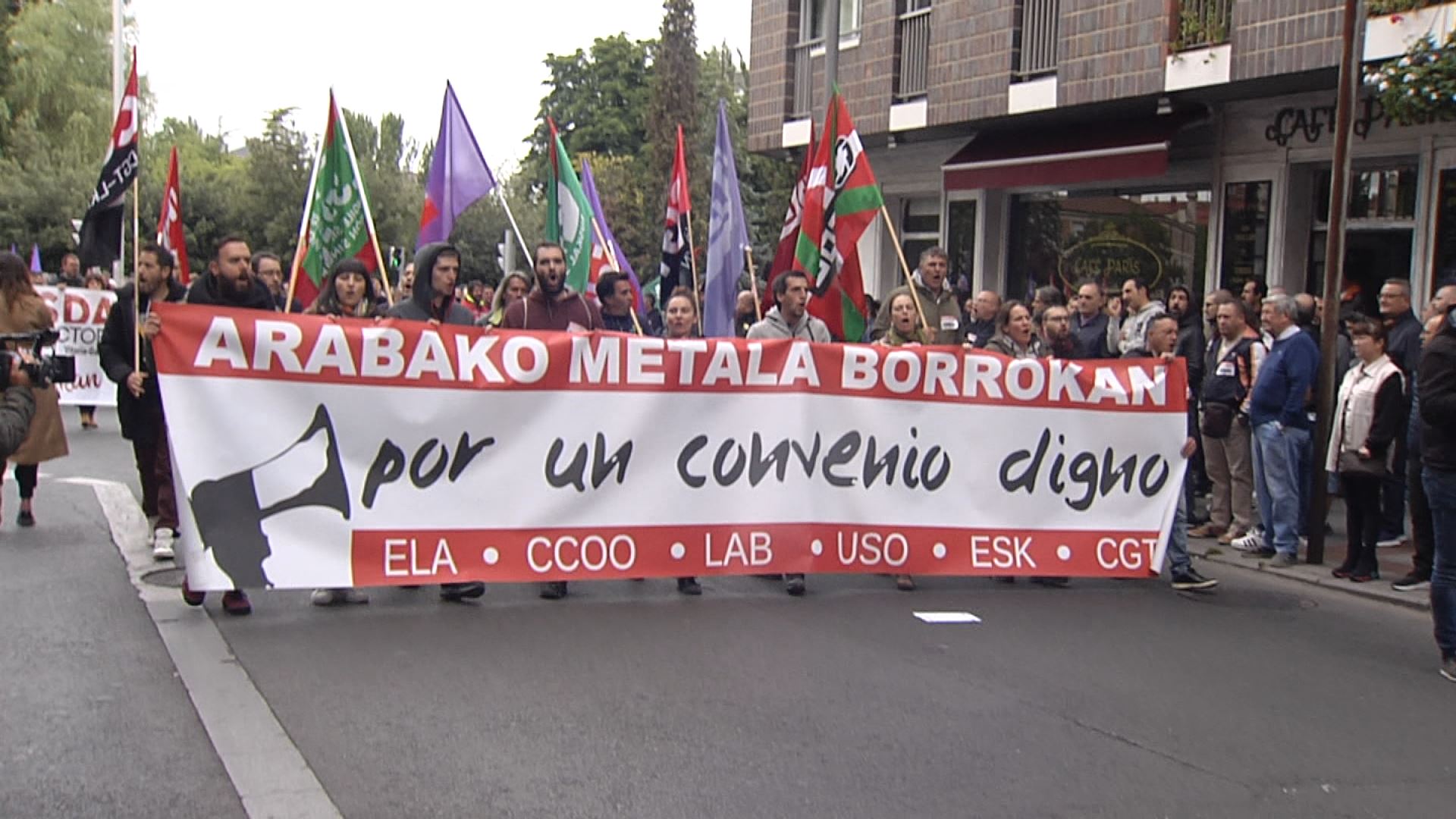 Vídeo: Nueva jornada de huelga en el metal de Bizkaia y Álava en ...
