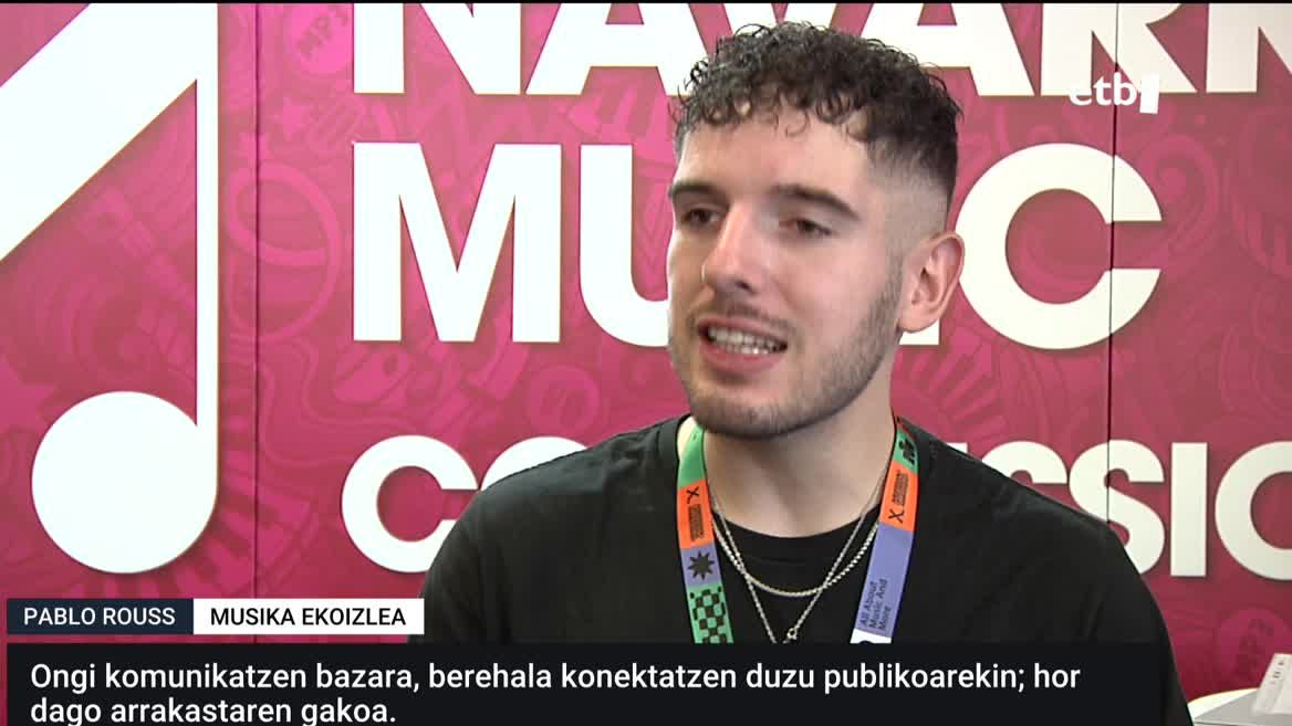 Pablo Rouss ekoizle nafarrak une gozoa bizi du: Grammy Latinoen sarietan lau izendapen ditu Sebastian Yatraren "Tacones rojos" kantarekin, eta egunotan Bilboko BIME jaialdian izango da. Harekin hitz egin dugu.