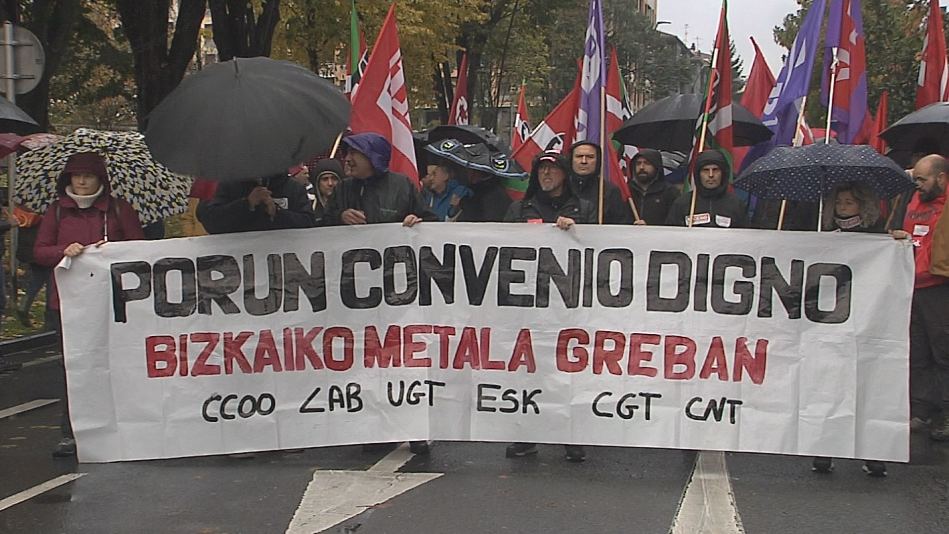 Vídeo: Segunda jornada de huelga en el Metal de Bizkaia | ORAIN