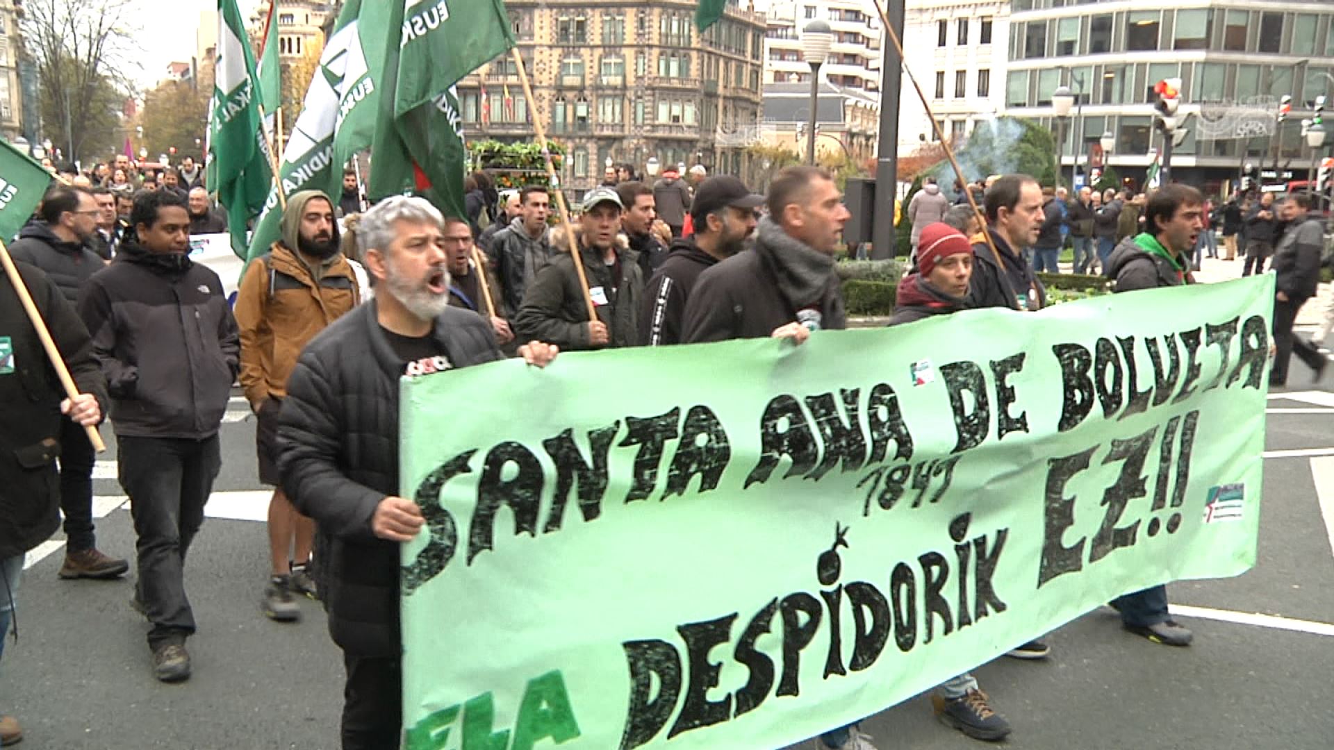 Vídeo: El metal de Bizkaia completa su quinta y última jornada de huelga