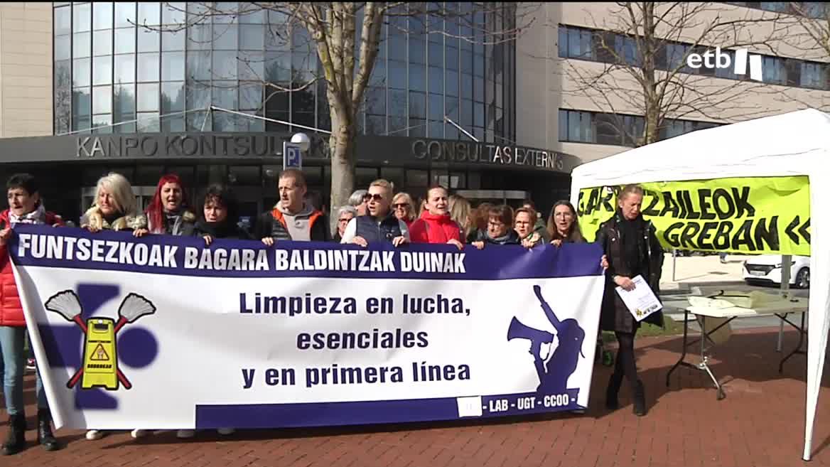 Vídeo: Las trabajadoras subcontradadas de limpieza de Osakidetza ...