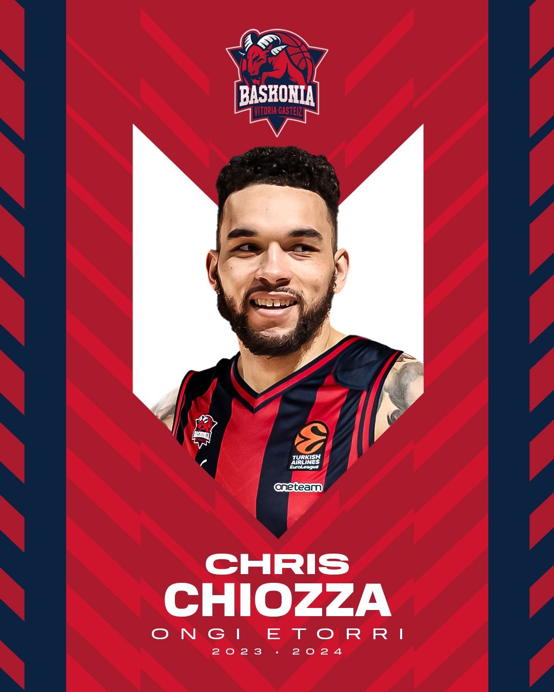 El base estadounidense Chris Chiozza, nuevo fichaje de Baskonia hasta ...