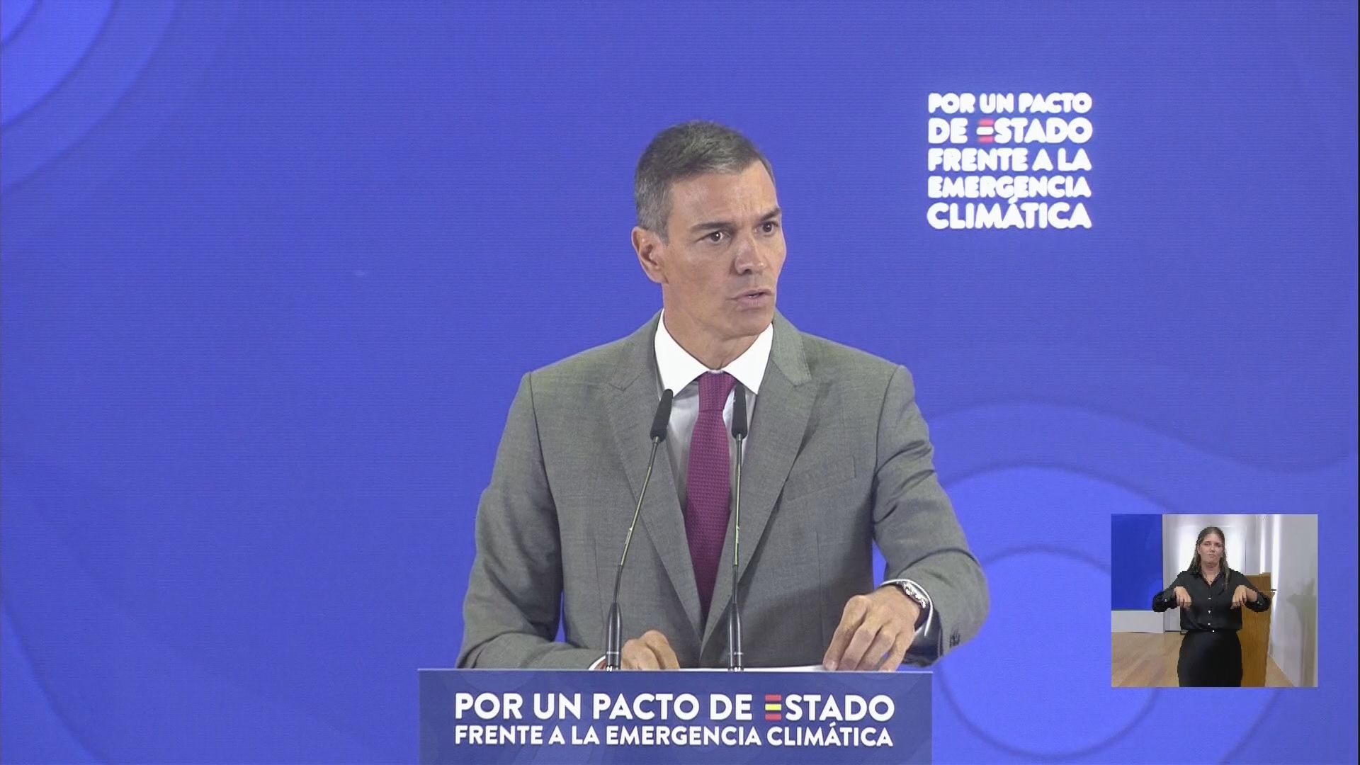 Sánchez aboga por un pacto de Estado frente a la Emergencia Climática ...