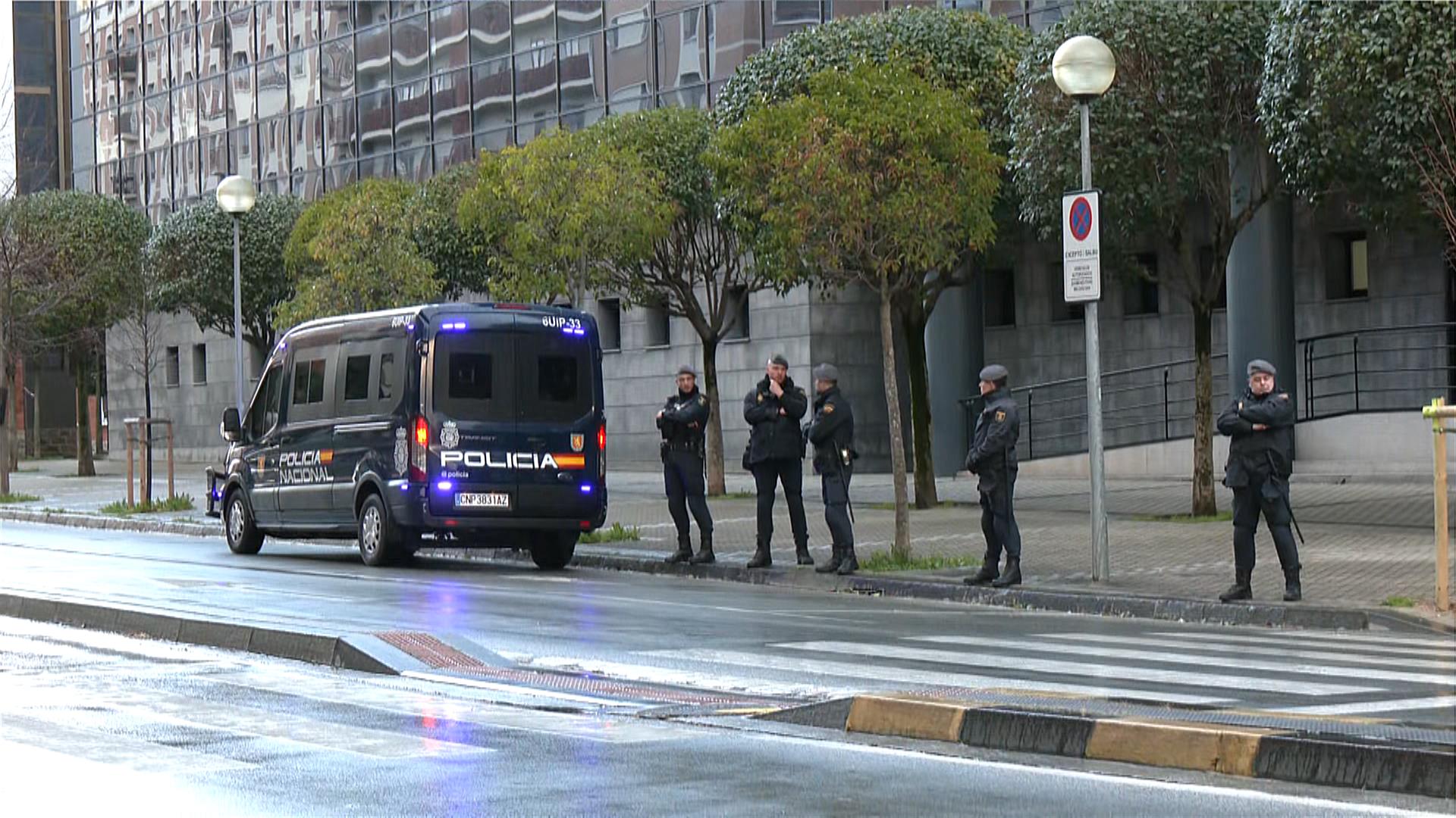 Acordonado el Palacio de Justicia de Pamplona por un objeto sospechoso