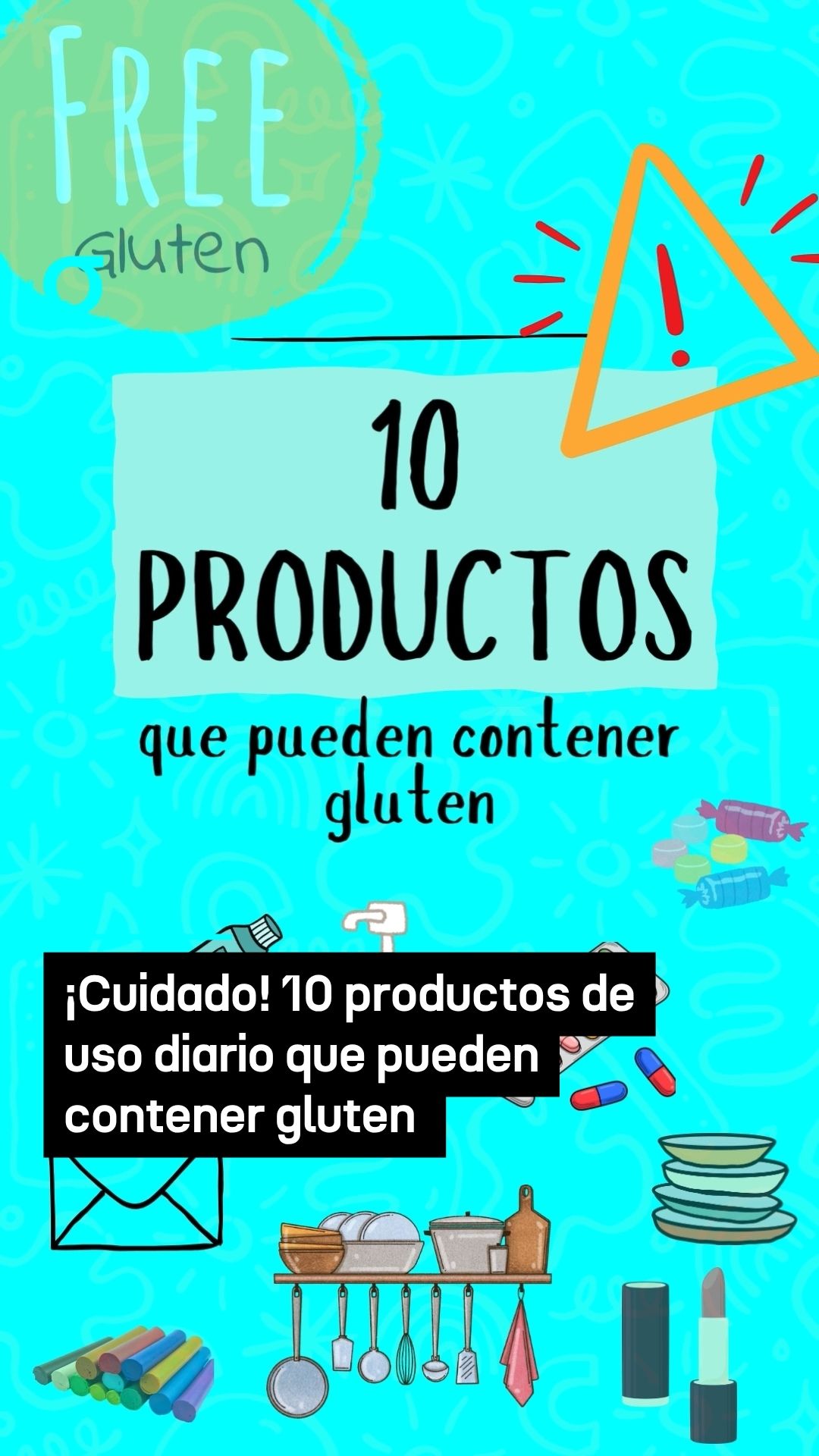 10 productos de uso diario que pueden contener gluten