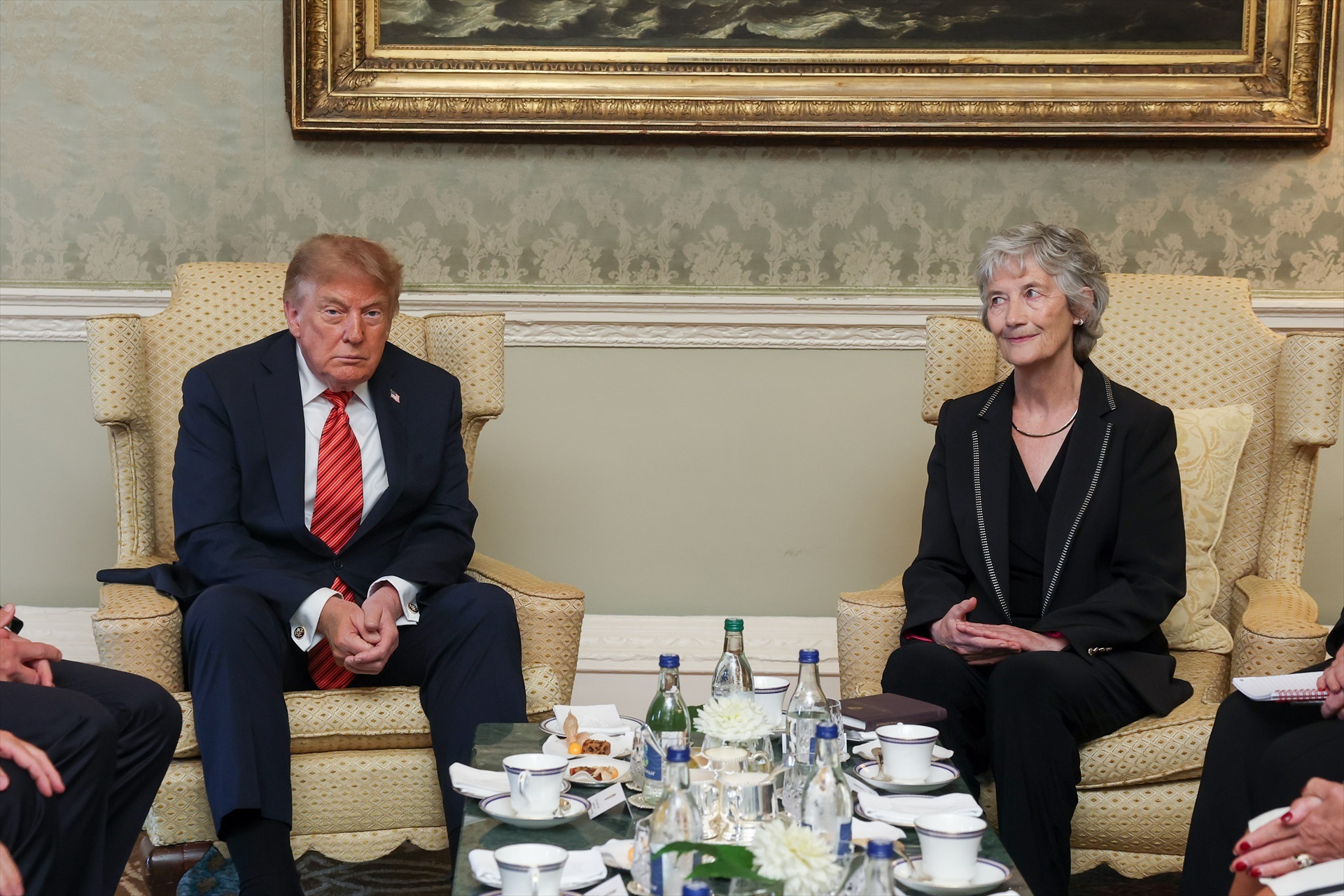 The U.S. president, who is on a two-day visit to the country, acknowledged that the United Kingdom would also ‘have its say on the matter.’ Reactions followed quickly.