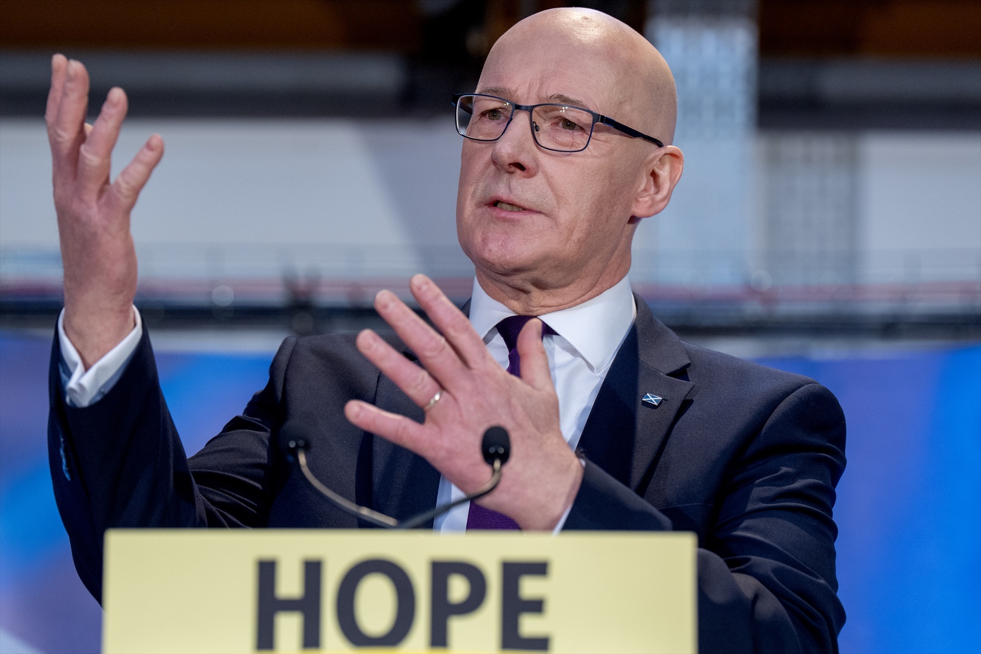 John Swinney, primer ministro de Escocia, en una imagen de archivo. Foto: Europa Press
